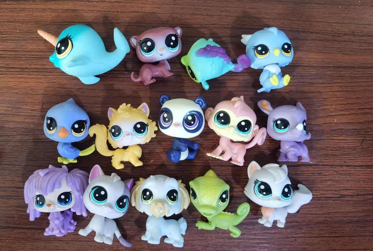 Little Baby pets  LPS Cute Short Hair Cats Deer Tortoise Bear Monkey Dolphin Spaniel Dogs Tortoise Figure Toy Gift