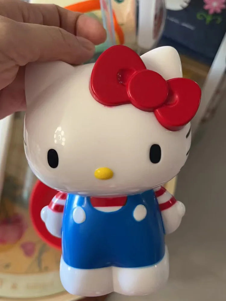 Hello Kitty Pen Holder Makeup Brush Organizer Dual Use Desktop Storage Decor Cute Gift For Girls Women Fans Kawaii