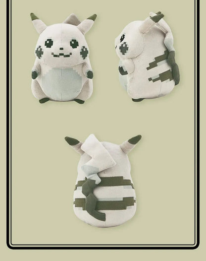 Genuine PokéMon Center PokéMon 30th Anniversary Original Pixel Style Plush Toy Stuffed Doll Anime Fans Collection Toy Gift