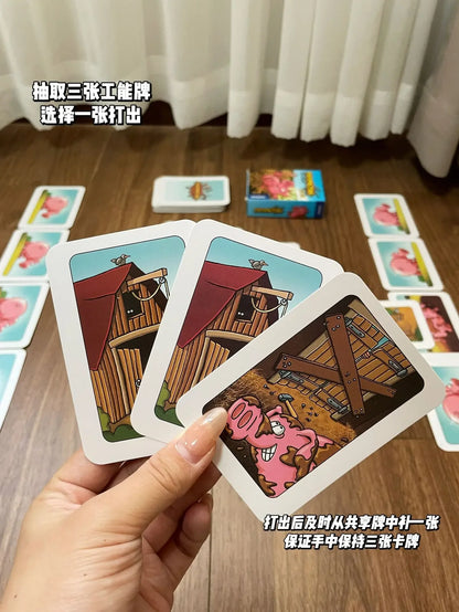3 types Hot board games Chicken Chiu Chiu Board Game Drecksau Black Sheep Piou Piou Party Game Cards Intellectual Toy Kid Gift