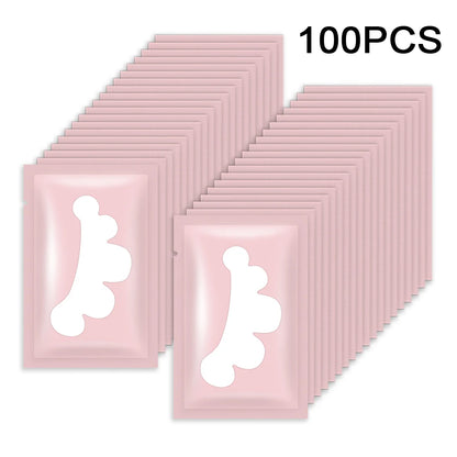 100 pairs Eyelash Pads Grafted Lash Hydrogels Gel Patches Under Eye Pads for Eyelash Extension Tips Sticker Makeup Tools