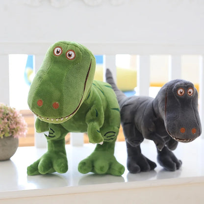 New 40-100cm Dinosaur Plush Toys Cartoon Tyrannosaurus Cute Stuffed Dolls Printing for Kids Children Boys Birthday Gifts Decor