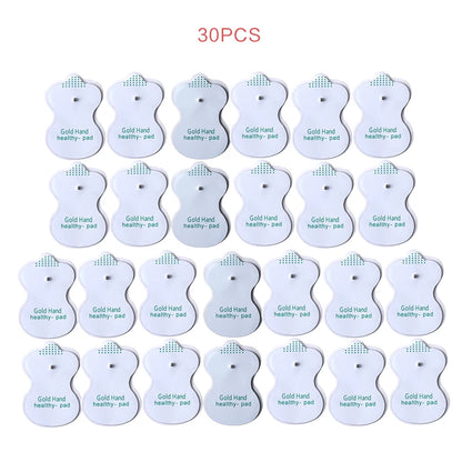 10/20pcs Electrode Pads Reusable Massage Patch for Tens Electrodes Digital Machine Massage 3.5mm Plug Body Massager Accessories