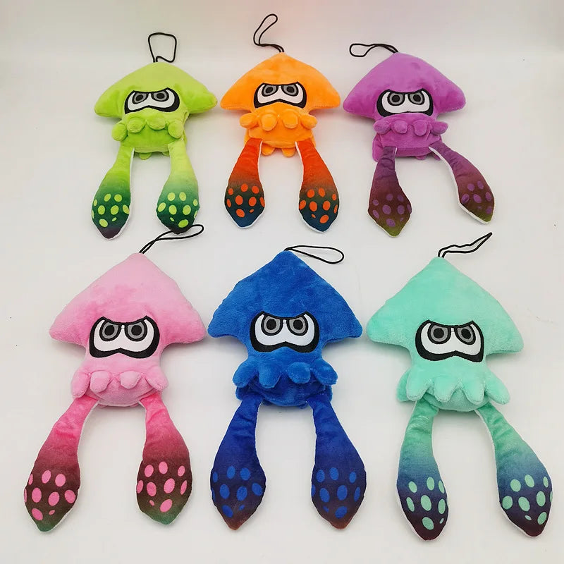 25cm Original Splatoon Inkling Squid Plush Doll Toy Stuffed Animal Doll Pendant Switch Game Cute Christmas Gift for kids