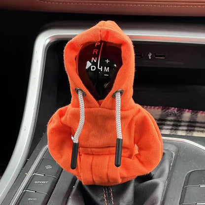 Gear Shift Mini Hoodie Cover Shift Cover Gear Handle Decoration Fits Manual Automatic Universal Car Shift Lever Interior Decor
