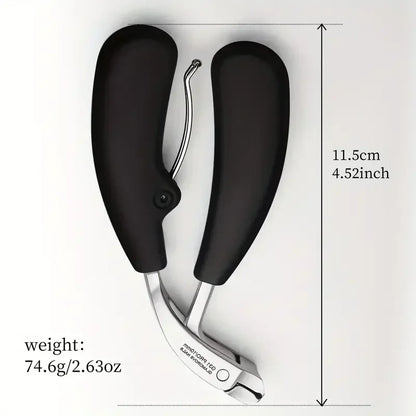 Heavy-Duty Nail Clippers Prevent splashing Wide Fingernail Clipper Thick Hard Toenail Cutter Arc Blade Manicure Scissor Tools