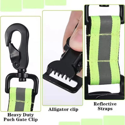 Portable Firefighter Safety Glove Strap Universal Hanger Guard Gloves Keeper Gloves Clamps Multifunction Durable Mitten Clips