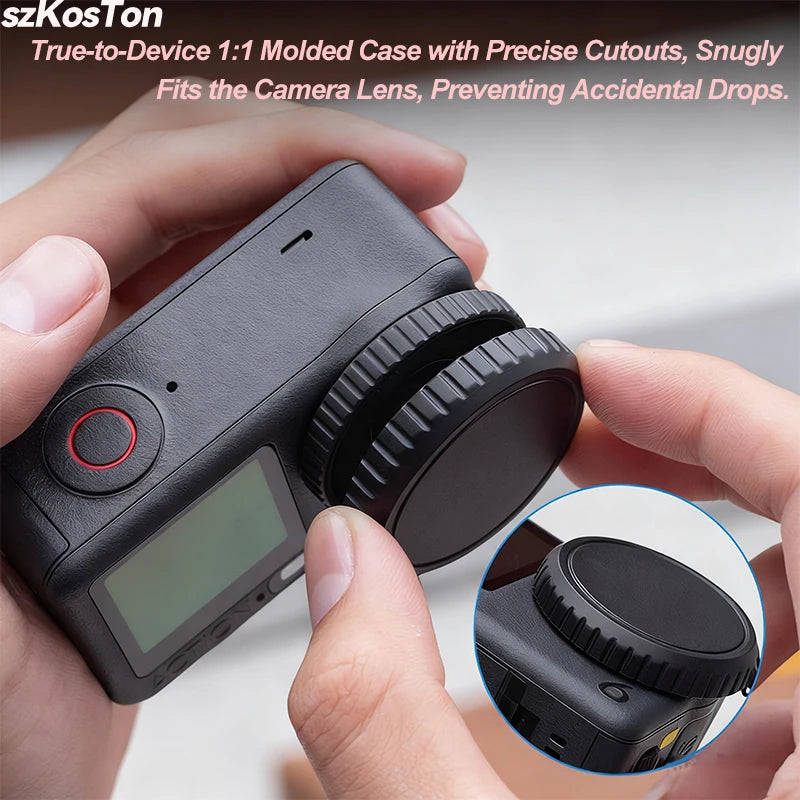 Camera Lens Caps for DJI Osmo Action 6 Anti-scratch Silicone Camera Lens Protective Cover for DJI Action 6 Camera Accessories