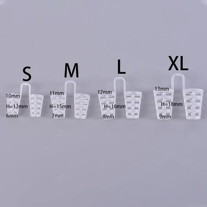 Anti Snoring Device Aid Sleeping High-Quality Soft Safe Silicone Boxed Comfortable Nasl Dilators Stop Nose Clips 4 Sizes