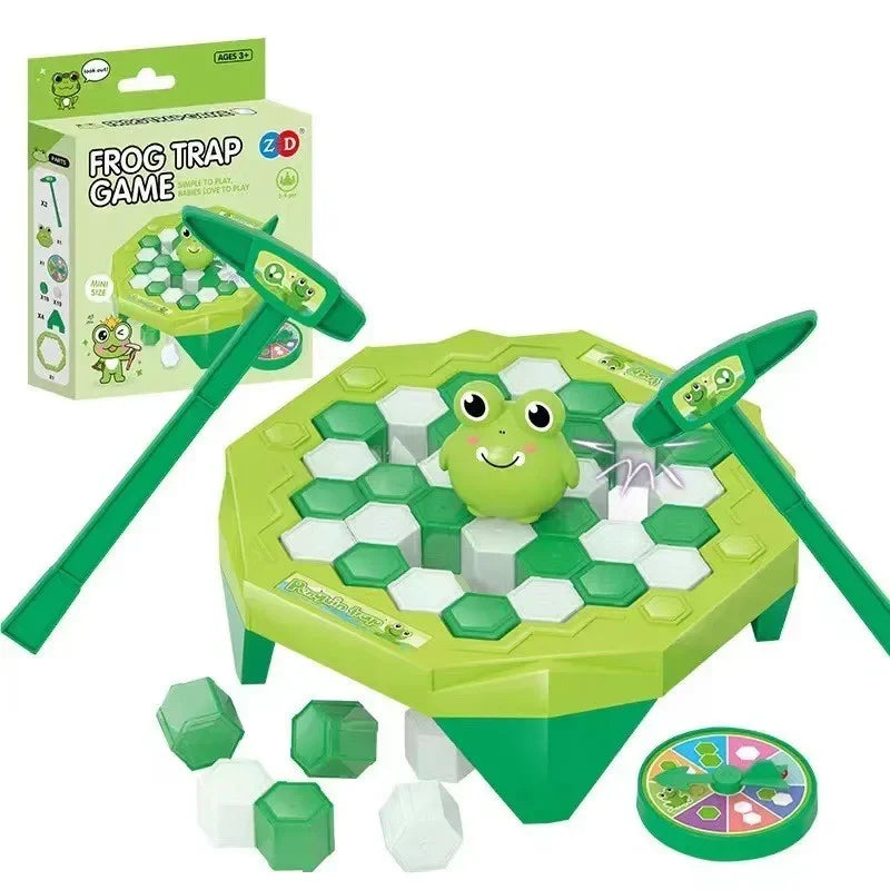 Mini Ice Breaking Penguin Toy Tabletop Puzzle Game Rescue Penguin Knocking Ice Game Children's Interactive Competition Toy