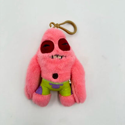 Plush Toys Keychain Kawaii Monster Rabbits Cute Stuffed Peluche Dolls Pendants Gifts Kid 12cm