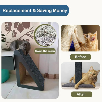 Trimmable Self-Adhesive Carpet Mat Pad Anti Cat Scratch Mat Cat Pet Scratcher Furniture Couch Corner Indoor Sofa Wall Protector