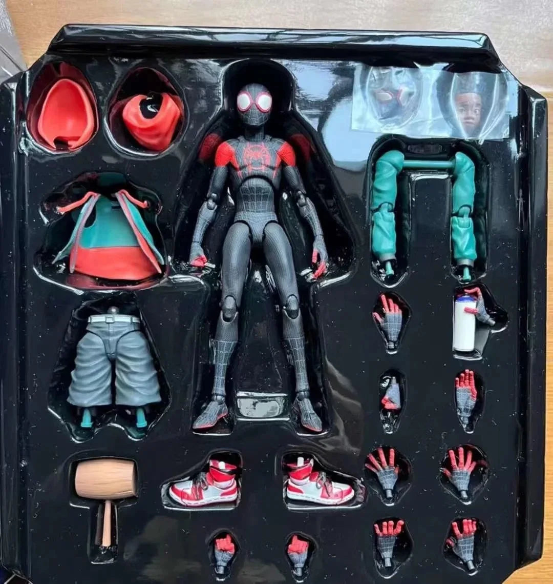 NEW Legends Sentinel SV SHF Spider Man Action Figure Spider-Verse Miles Morales Peni Parker Joint Movable Anime Figures Toys