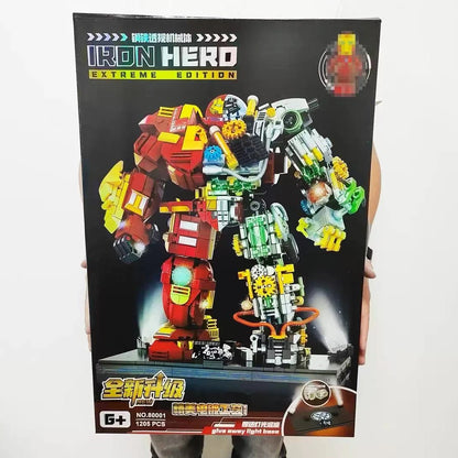 Variety Iron Heroes Blocks Action Figures Mark Building Sets Buster Mech DIY Brick Collectible Toys for Boys Adult Kids Gifts