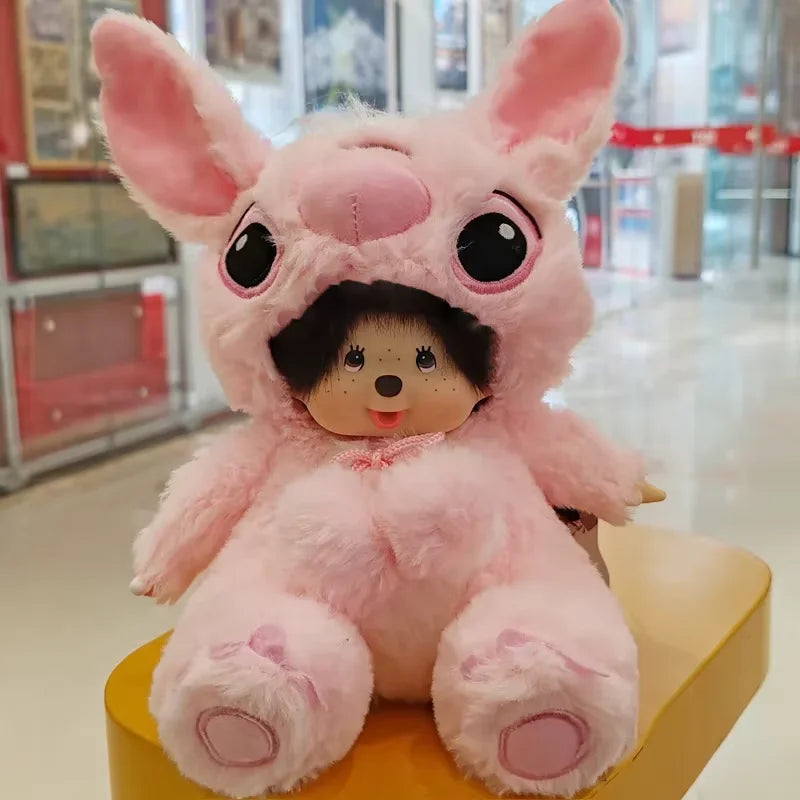 2023 New 20cm Kawaii Cartoon Animation Doll MONCHICHI Children's Birthday Gift Christmas Gift Wedding Supplies Doll
