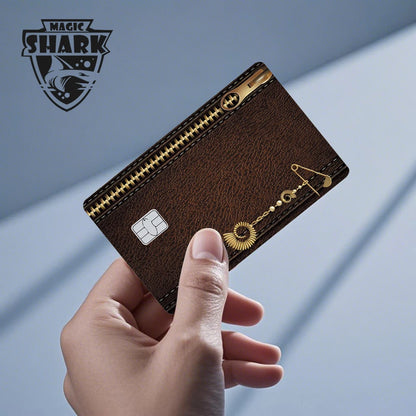 Magic Shark Fashin King Poker Money Game Controler Dragon 3M Matte Thin Sticker Film Skin for Debit Bank Credit Card