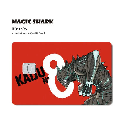 100% New Arrival Conch Money Bow Anime Speend or Save Meme Credit Card Film Debit Card Sticker Skin