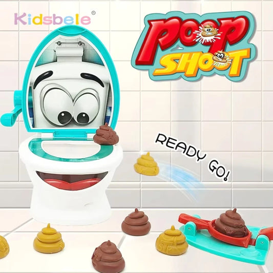1 PC Shoot The Poop Funny Party Toy Christmas Gift Fun And Quirky Shooting Poop Toy Interactive Tabletop Game For Kids Adults