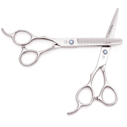 6.0'' Left Hand Professional Hairdressing Hair Scissors Cutting Shears Thinning Salon Barber Home Japan Steel Dropshipping A8001