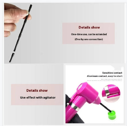 Tattoo Ink Blender - Professional Pigment Mixing Device, Complete with 100 Mixing Wands