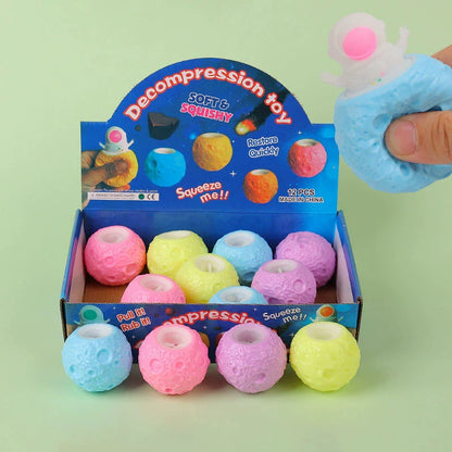 Funny Pop-Up Slow Rebound Squishy Cheese Mouse Cup Hand Antistress Reliever Squirrel Cup Toys for Children Adults
