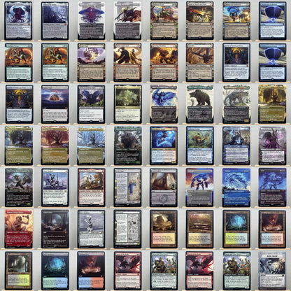 MH3 OTJ OTP HOLO7-Ⅰ04 Tcg cards  proxys Magical Ulamog,  the Defiler Bristly Bill, Spine Emrakul, the World Anew Gather