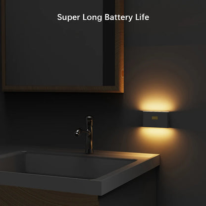 Motion Sensor Smart Led Night Light, Square Lens Eye Protection Bedside Lamp,for Wardrobe,Living Room,Bedroom,Staircase,Camping