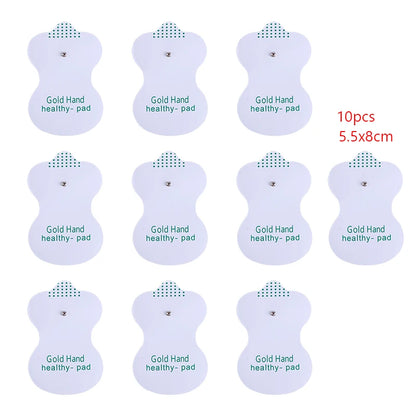 10/20pcs Electrode Pads Conductive Gel Pad Body Acupuncture for TENS Massager Unit Body Replacement Patch Massage Accessories