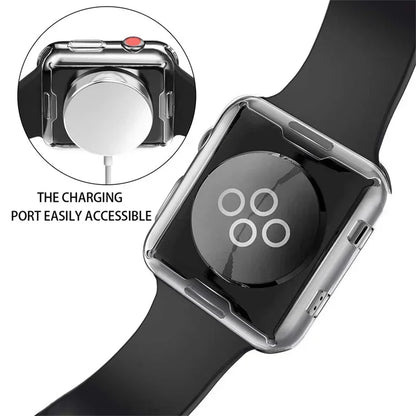 Soft TPU Screen Protector for Apple Watch 10 9 8 45mm 41mm 44mm 42mm 46mm 49mm Full Case Cover for IWatch Ultra 7 SE 6 5 4 3 2