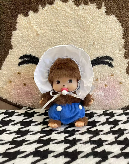 In Stock 15cm Mongon Monkey Kawaii Doll Keychain Bag Pendants Toy Hand Puppet Decompression Children Cute Gift Decoration Gift