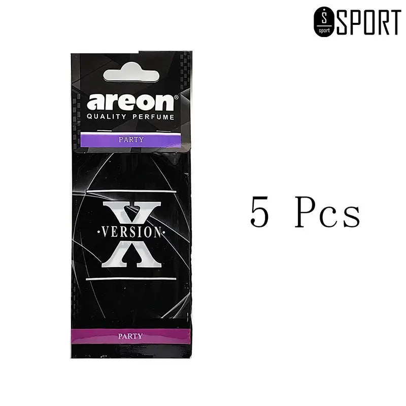 3-60Pcs X Version Car Air Refresher Car Suspension Decoration Home Bathroom Refresher Natural perfume Car Interior Hanging Paper