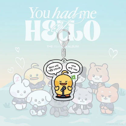 Kpop ZB1 Doll Keychain 12CM Zeroni Cartoon Cute Plush Doll Pendant Bag Accessories Key Ring ZhangHao HanBin Ricky Fans Gift