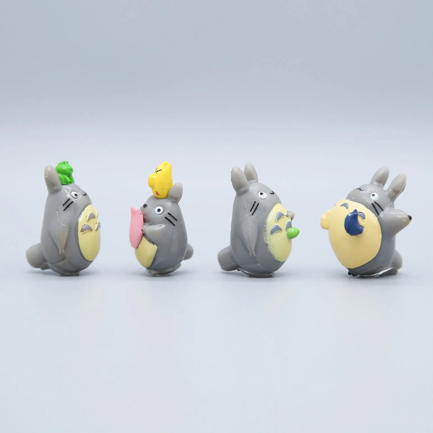 1-12pcs Anime Miyazaki Hayao Series Totoro Figure Mini Statue Cute Toys Room Ornaments Pvc Figures Toy Kid Gifts Collecctibles