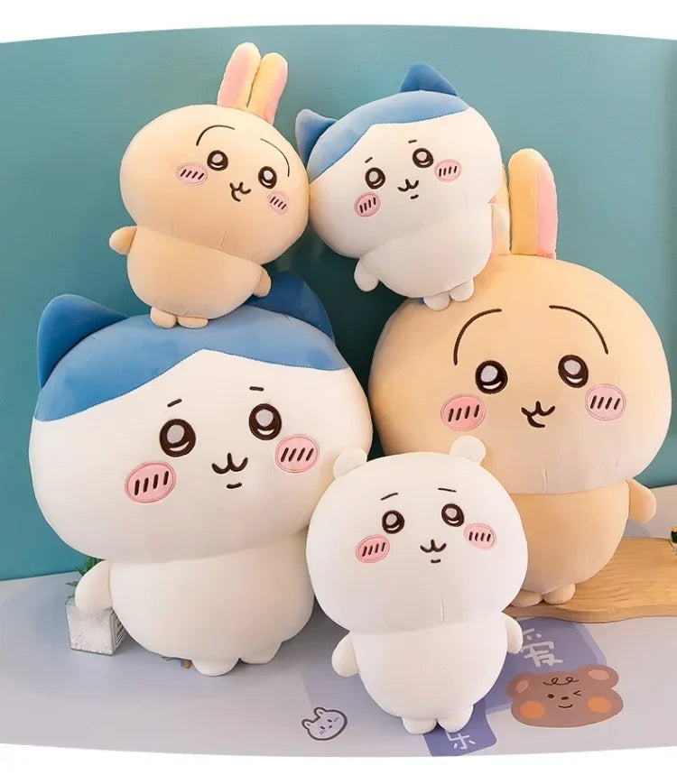 Large Size 60cm Usachi Chiikawa Doll Kawaii Plush Toy Peripheral Self-deprecating Bear hachiware Pillow Cushion Gift