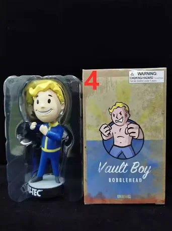 Bobblehead Cute Vault Boy Full Set Anime Action Figure Toys Statue Collection Model Doll  Desktop Ornament Display Toys Gifts