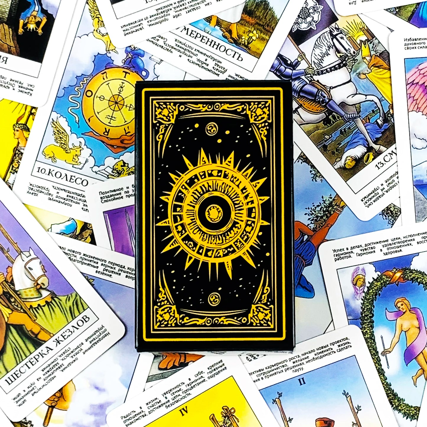 New Russian Visions Tarot Cards A 78 Deck Oracle Prediction Divination Edition Borad Playing Games,Christmas and New Year Gifts