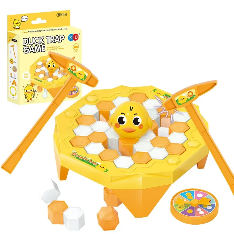 Mini Ice Breaking Penguin Toy Tabletop Puzzle Game Rescue Penguin Knocking Ice Game Children's Interactive Competition Toy