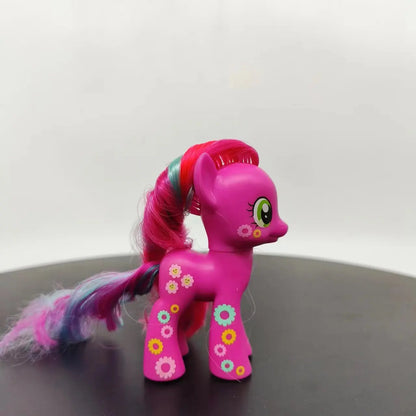 Original Hasbro My Little Pony Anime Figures Cute Twilight Sparkle Rainbow Fluttershy Pinkie Pie Rarity Collect Model Toy Gift