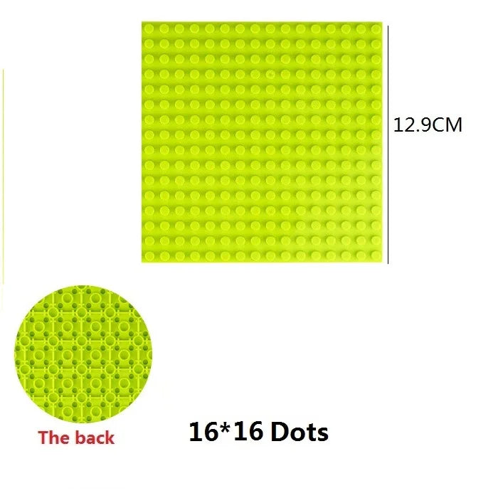 Classic Base Plates Plastic Bricks Double-sided 16*32 32X32 Dots City Blocks Baseplate DIY Parts Board Toys Kids Gift