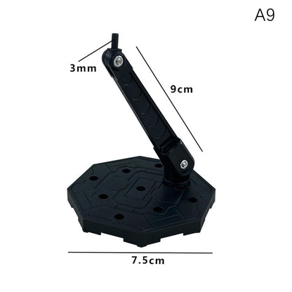 Innovative And Practical Handmade Doll DIY Holder Action Figure Model Base Display Stand Black Bracket For 1/144 HG RG