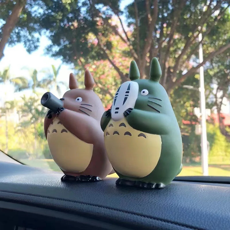 1-12pcs Anime Miyazaki Hayao Series Totoro Figure Mini Statue Cute Toys Room Ornaments Pvc Figures Toy Kid Gifts Collecctibles