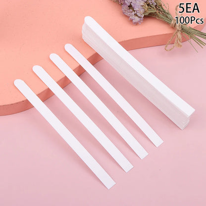 100pcs/lot Round Head Testing Aromatherapy Fragrance Perfume Essential Oils Test Tester Paper Strips Flower Shape
