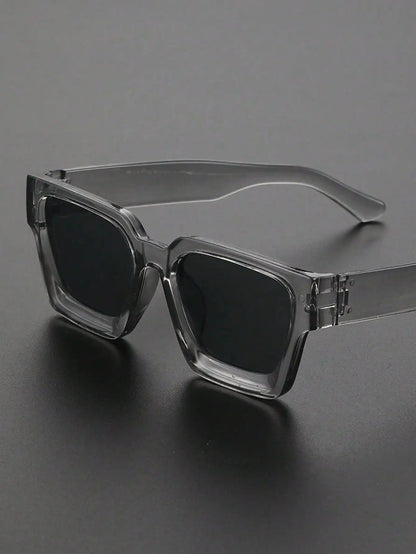 1/2 PC S Classic Fashion Square Plastic Frame Women Sunglasses For Men Daily Life Shades Eyewear Accessories.