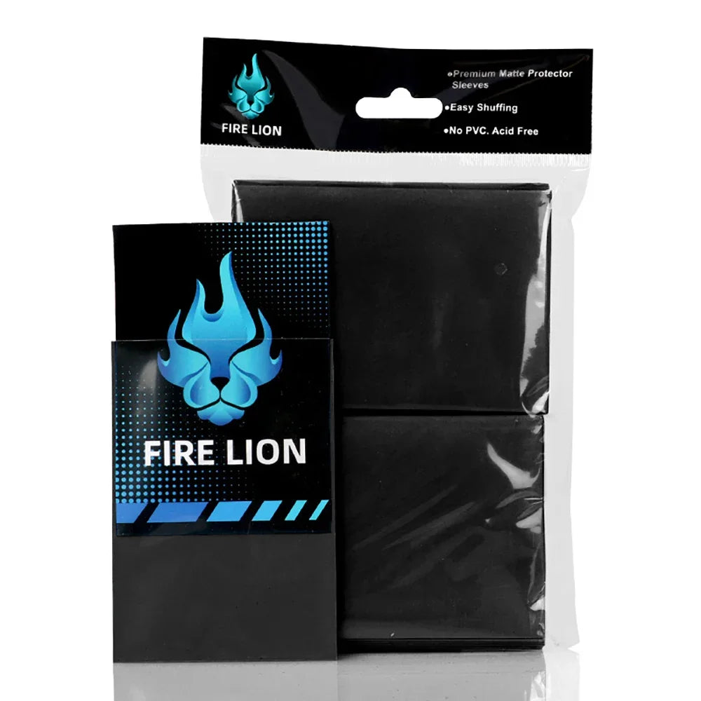 66x91mm 100PCS/Set Solid Matte Trading Card Sleeves Standard Size Card Protector for PTCG/TCG /MTG