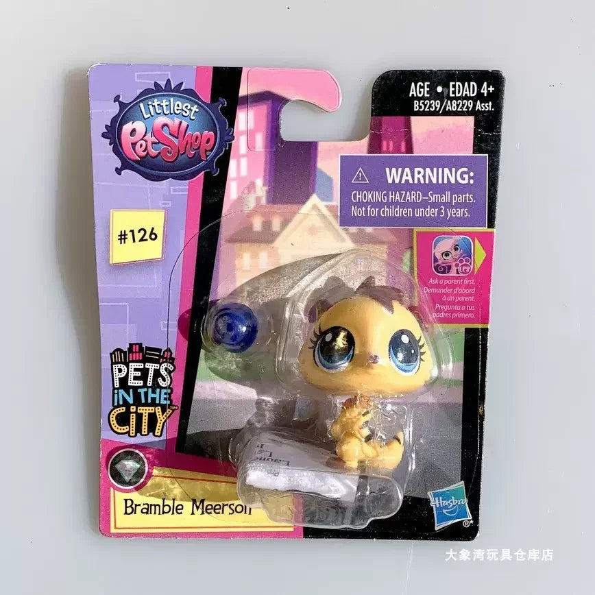 Hasbro Littlest Pet Shop Doll Toys Original Cute Animal Action Figure Mini Dolls Q Pets Toy Children Birthday Gifts Collection