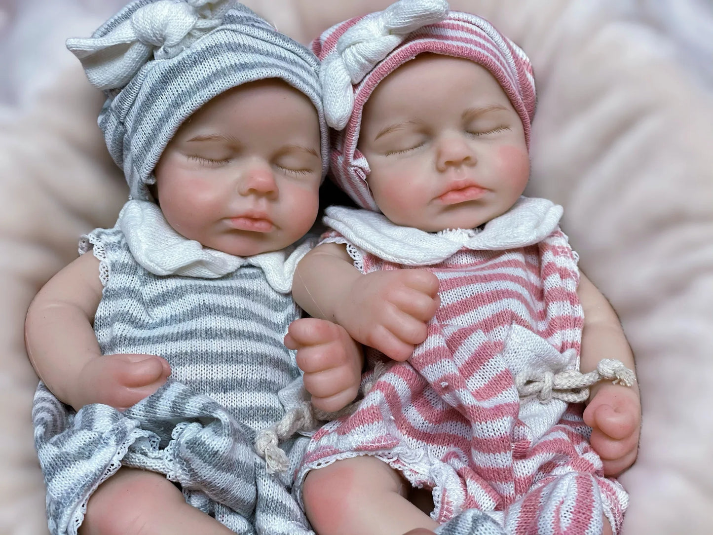 33cm Can Open Mouth Full Body Solid Silicone LouLou Reborn Girl and Boy Doll Soft Touch Handmade  Reborn Corpo De Silicone