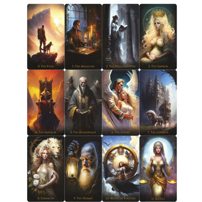 12*7cm Weird World Tarot 78 Cards Tarot Deck | Indy Tarot