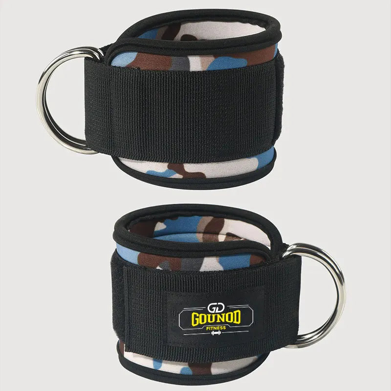 2PC/3PC GOUNOD Fitness Ankle Strap Adjustable D-Ring Support Cuffs Gym Leg Strength Exercise Pulley With Buckle Sport Guard Safe