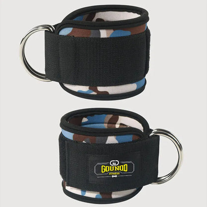 2PC/3PC GOUNOD Fitness Ankle Strap Adjustable D-Ring Support Cuffs Gym Leg Strength Exercise Pulley With Buckle Sport Guard Safe