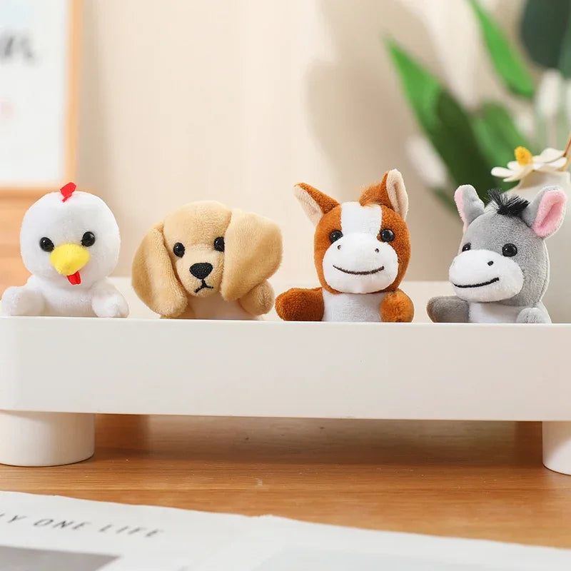 36 Styles Animal Finger Puppet Plush Toy Role Play Tell Story Cloth Doll Baby Educational Toys Children Kids Great Birthday Gift